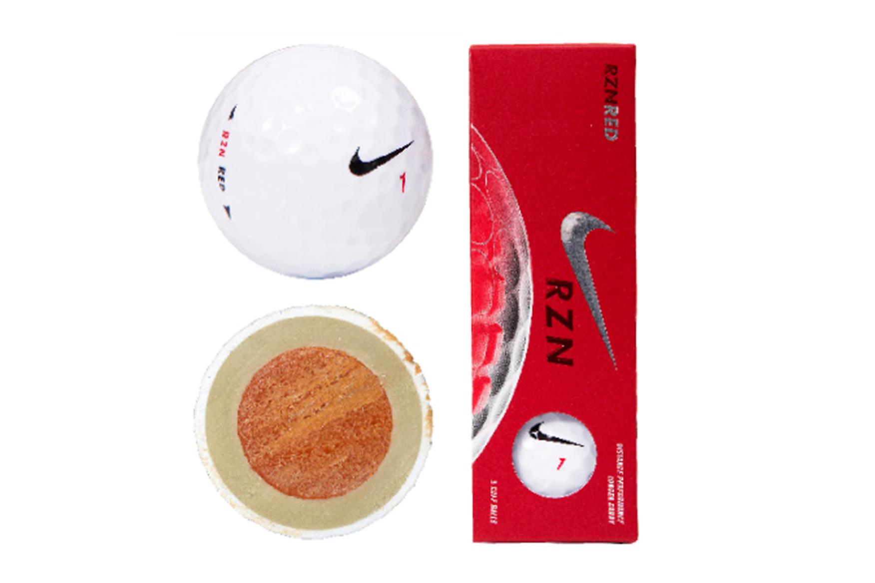 nike rzn red golf balls